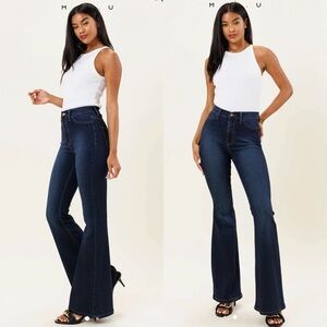 VIBRANT M.i.U. Tall Bell Flare Jeans NWT Size 7